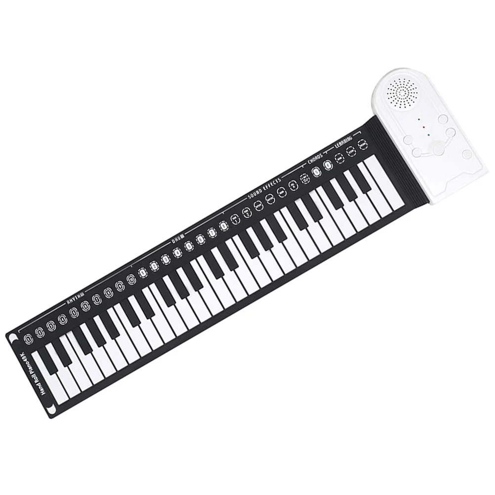 

Portable Keyboard Foldable Piano Roller Blind Silicone Roll-up Electronic Abs Travel Folding
