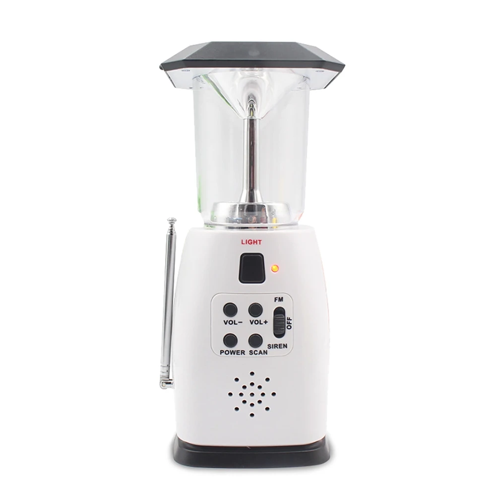 Портативная мультифункциональная магнитола на солнечной батарее D239 с зарядкой и