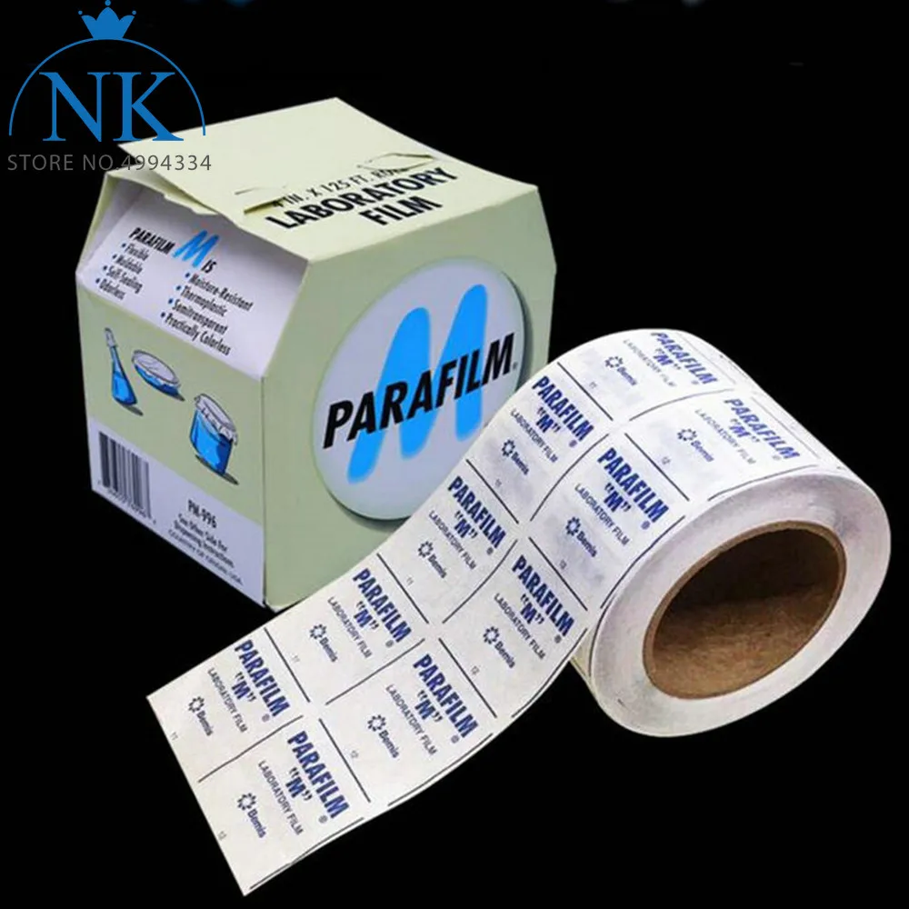 

Бесплатная доставка, 1 рулон/Лот, 10 см x 38 м, герметичная пленка Parafilm m, лабораторная пленка, фотопленка 4 дюйма x 125 футов