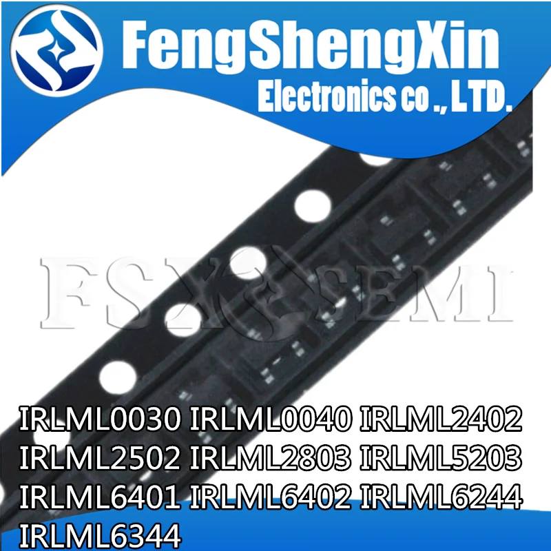 

50pcs IRLML2502TRPBF SOT23 IRLML2502 SOT SOT-23 IRLML2402 IRLML2803 IRLML0030 IRLML5203 IRLML6344 IRLML6402 IRLML6401 IRLML6244