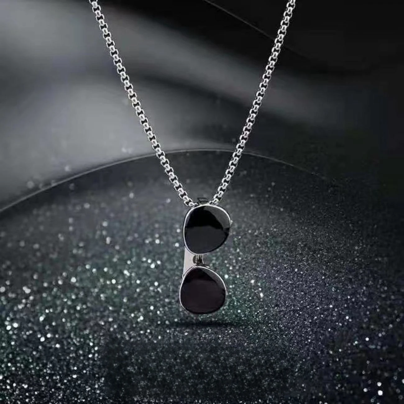 Ожерелье В Стиле Хип-хоп Унисекс Кулон Из Титановой Стали Невыцветающий Модный