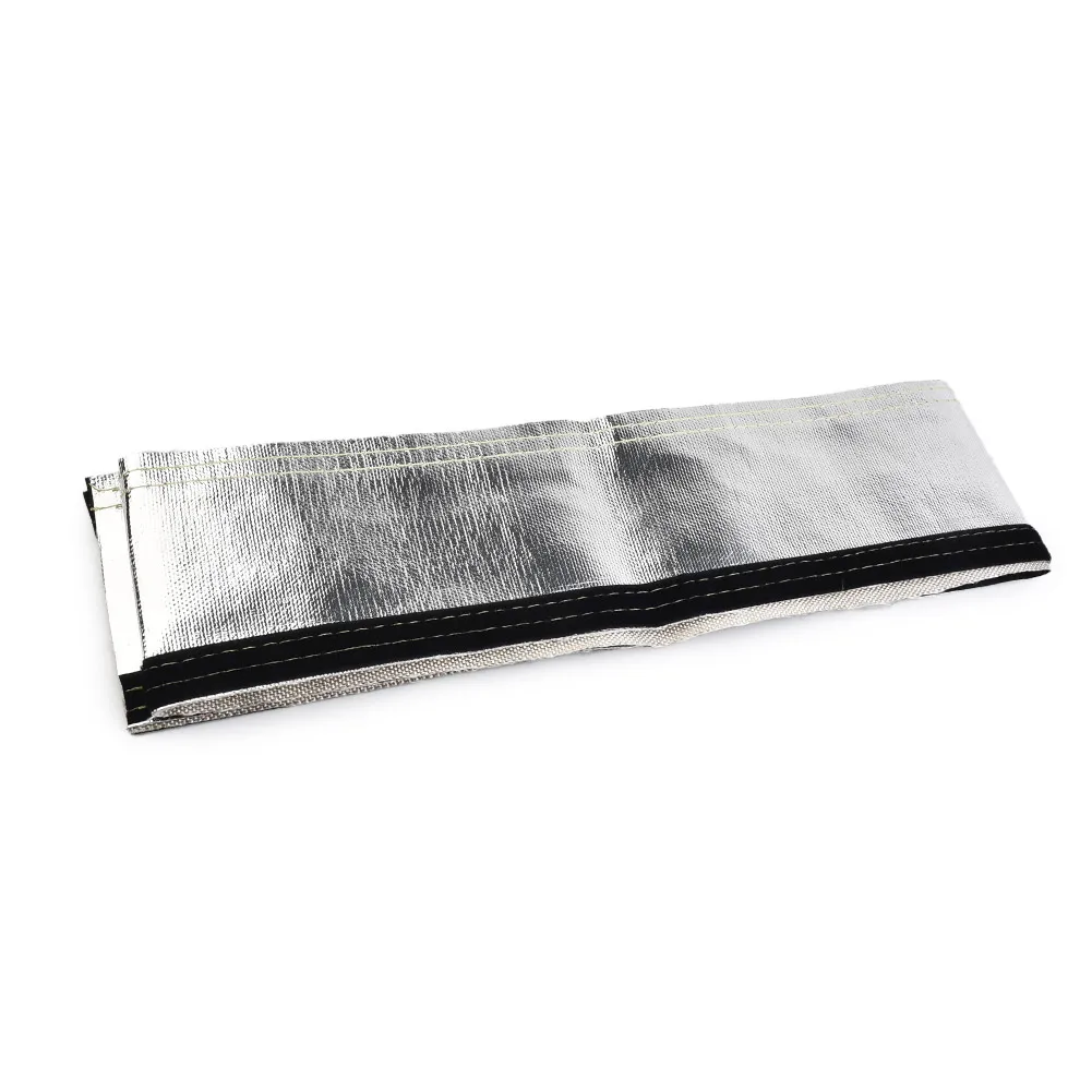 

Car Heat Shield Sleeve Automotive Metallic Hose Wrap Accessories Insulated Loom Tube Protect Cover Fire Sleeve