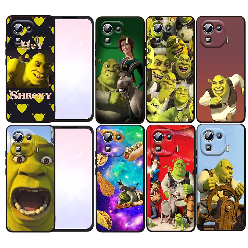 

Movie Anime Shreks Art Phone Case For Xiaomi Mi 12S 12X 12 11 11T 11i 10T 10 Pro Lite Ultra 5G 9T 9SE Soft Black Cover