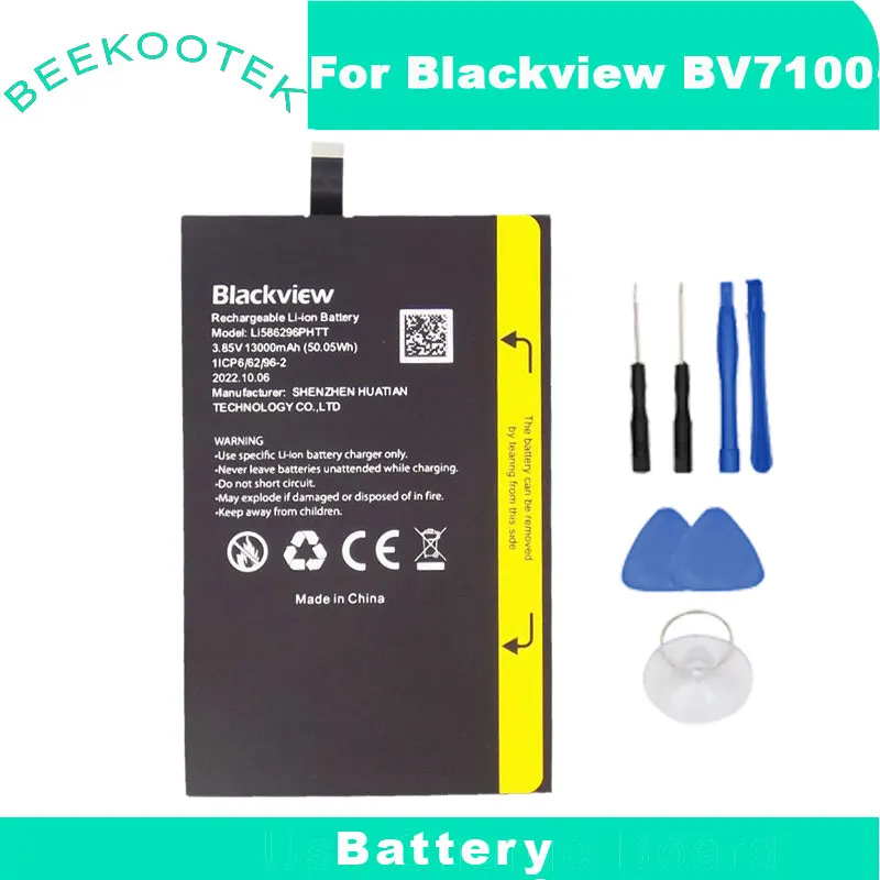 

Blackview BV7100 Battery New Original Battery Inner Built Cellphone Battery Accessories For Blackview BV7100 Smart Phone