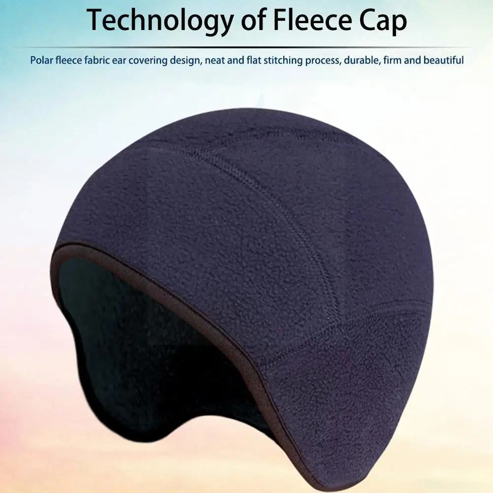 

New Autumn And Winter Sports Riding Cap Running New Ski Hat Winter Warm Fleece Men's Women's Cap Hat And Polar Light R6k1