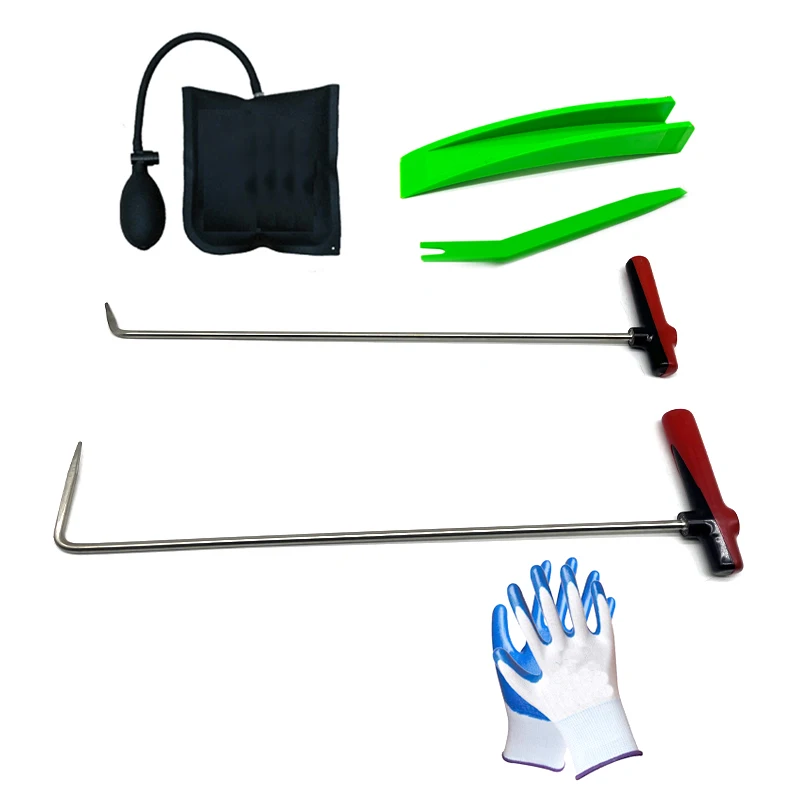 

Набор для ремонта вмятин с регулируемой ручкой, поворотная ручка, крючок для ремонта автомобиля, пружинный стальной стержень, инструменты для удаления вмятин в автомобиле