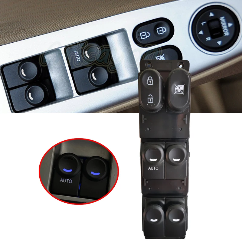 

Car Window Control Switch Front Left Electric Glass Lifter Control Button For Hyundai Accent VERNA SOLARIS 2010-2016 93570-1R210