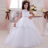 european and american childrens wear with diamond lace dance performance festival performance girls lace skirt