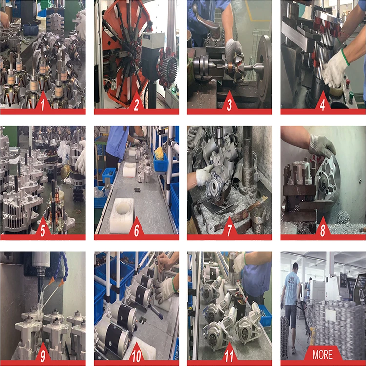 Автозапчасти стартер двигатель 4D88-ND Новая спецификация 12V 15T 2 кВт для двигателя OEM