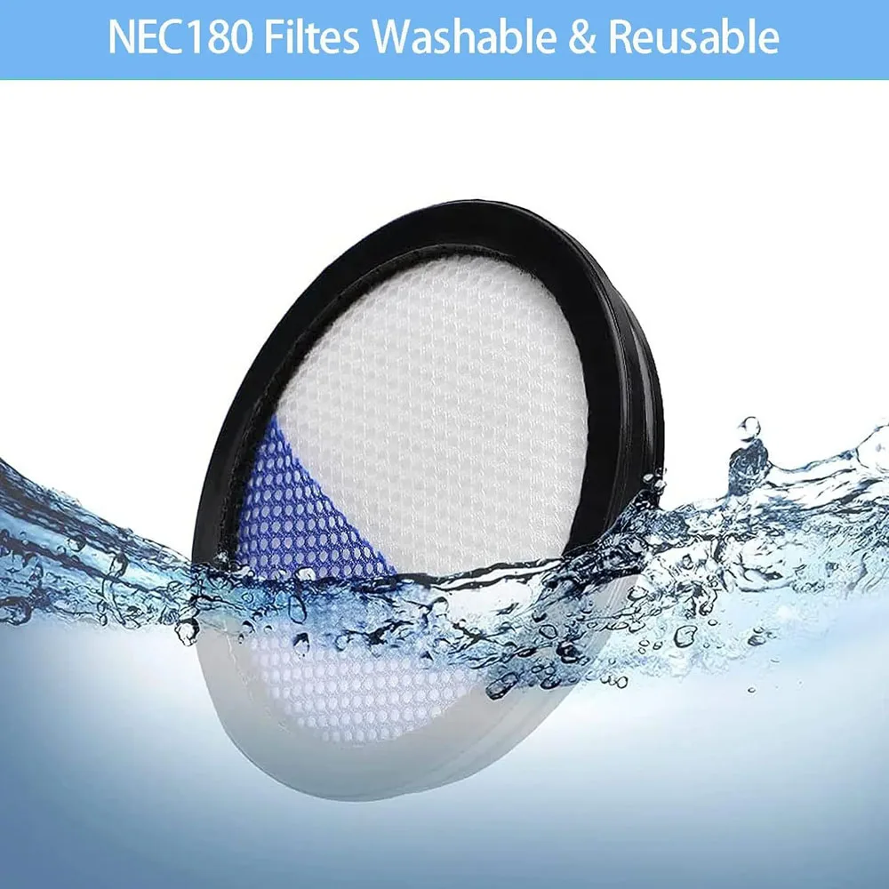 Фото HEPA-фильтр для беспроводного пылесоса Eureka RapidClean Pro NEC190 NEC180 NEC185 NEC186 NEC280TL NEC380 NEC480 №5