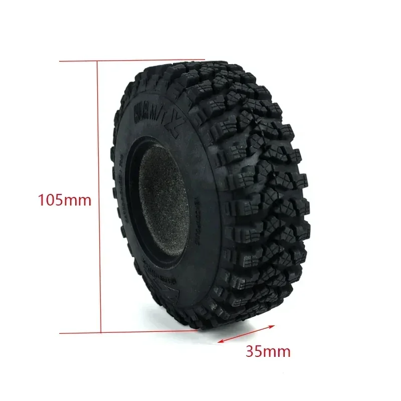 2 шт. 1 9 &quotрезиновые колеса Voodoo KLR 105*35 мм для 1:10 RC гусеничного осевого SCX10 D90 TF2 MST Tamiya