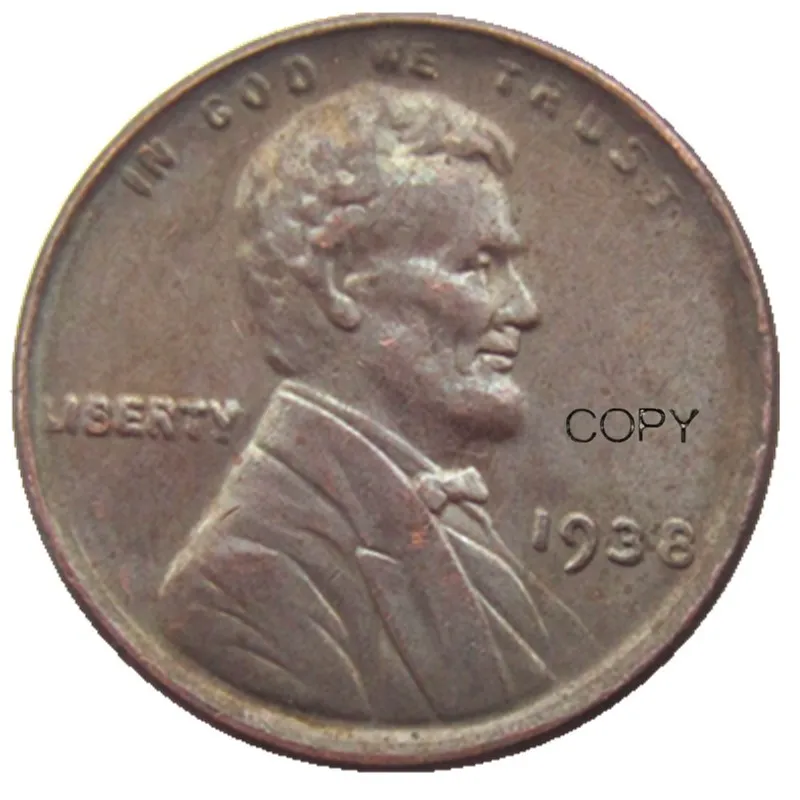 Копия монет US One Cent 1938P/D/S
