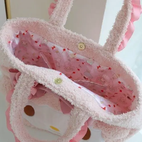 Flounced Melody Clow M Handbag Lunch Box Bag Lunch Bag Girls' Handbag Storage Mummy Bag