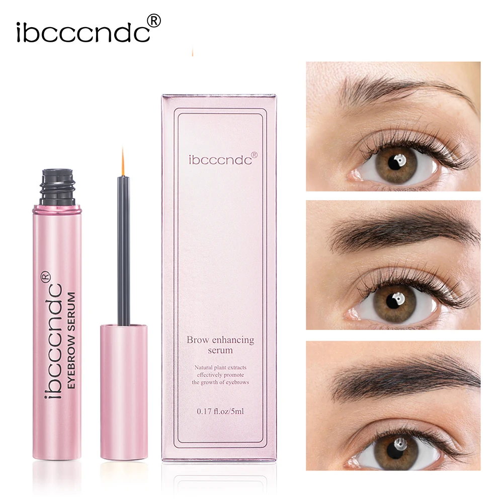 

5ml Eyebrow Growth Serum Grow Fuller thicker Eyebrows Clear Liquid Nourishing Eye Brow Lift Treatment Enhancer Perfect Agent