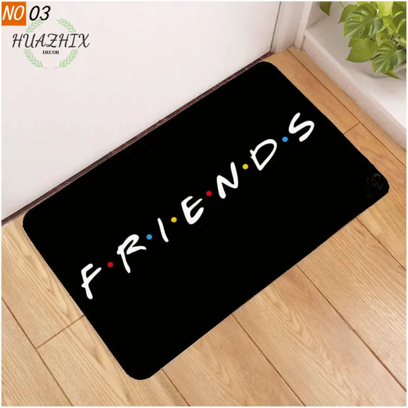 

Friends Door Mat Entrance Rug Home Carpet Living Room Bathroom Kitchen Floor Mats Anti Slip Cute Anime Rugs Doormat Carpets