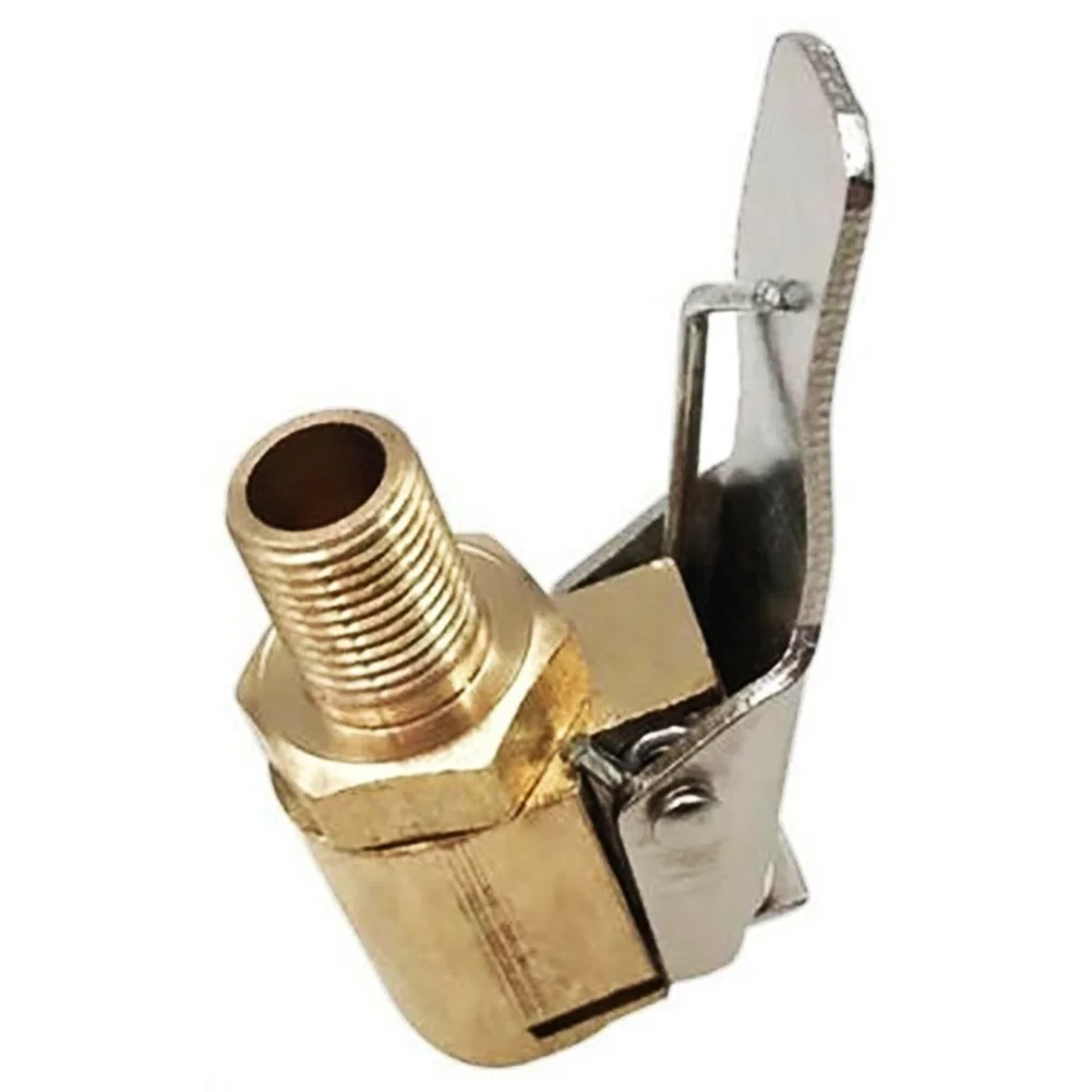 

8mm Air Car Truck Wheel Tire Pump Valve Clip Chuck Inflator Pump Nozzle Valve Clip Clamp Thread Adapter Connector