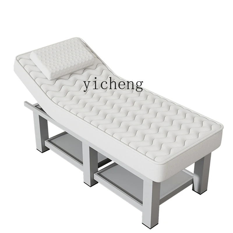 

YY Latex Facial Bed Special Tattoo Embroidery for Beauty Salon Ear Cleaning Eyelash Moxibustion Spa Massage Couch