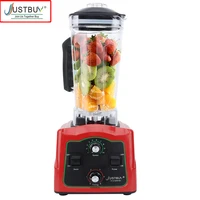 2022 new 8 blades 3hp 2200w heavy duty commercial timer blender mixer juicer food processor ice smoothies bpa free