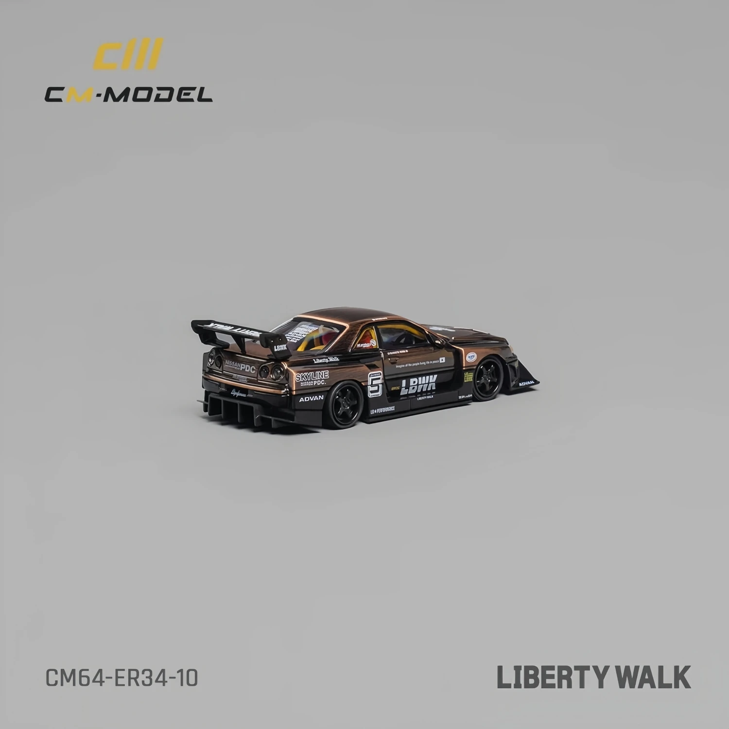 В наличии: Коллекционная масштабная модель автомобиля CM Model 164 Liberty Walk ER34 Bryanlivery (art.: 3920d4d8a9258) - 3920d4d8a9258