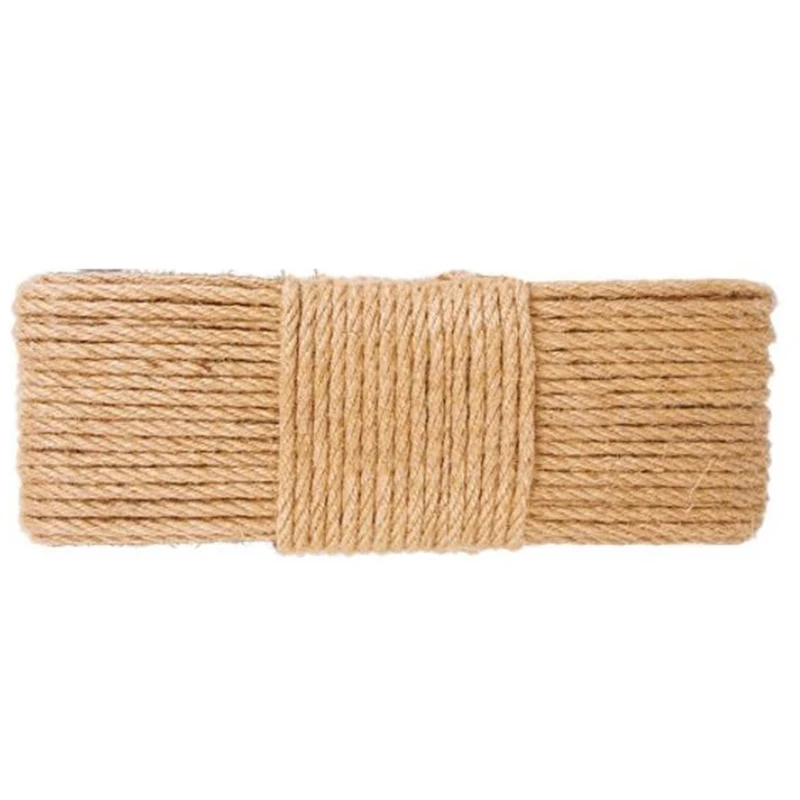 

New 20M 6Mm Hemp Rope Decorative Hemp Rope Sisal Rope Thick And Thin Jute Rope Handmade Diy Hemp Rope Cat Claw Rope
