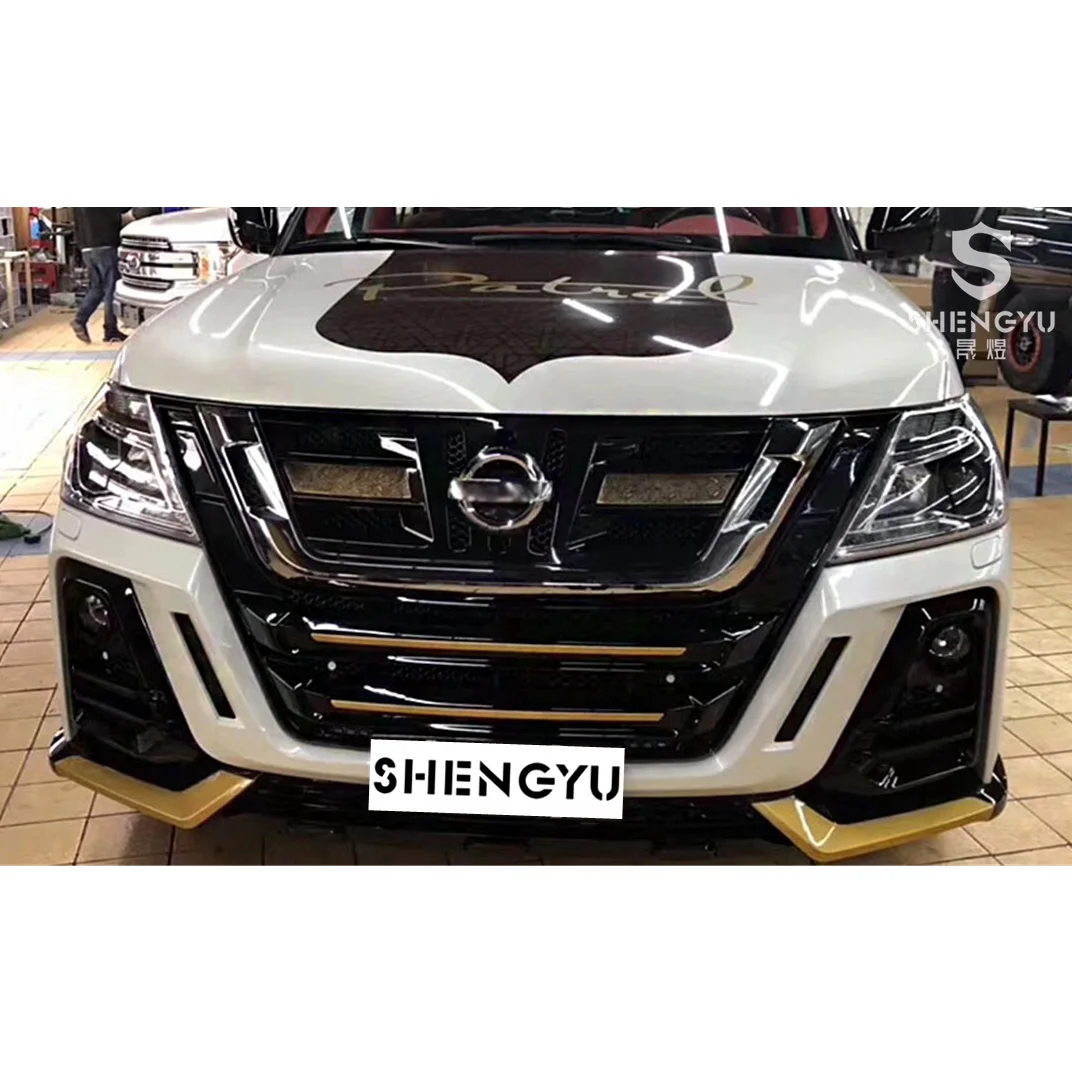 Автомобильный бампер для Nissan Patrol 2010-2019 обновление в LIMGENE Contian автомобильные