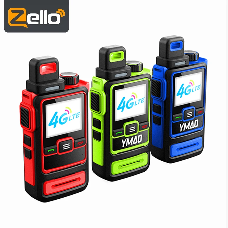

Zello Walkie Talkie 4G Long Range Amateur Mobile Radio WIFI Blue tooth Transceiver Phone Network Walkie Talkie 100 km