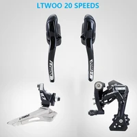 ltwoo r7 road bicycle 2x10 speed derailleurs kit eieio dual control lever frontrear derailleur groupset for shimano bike parts