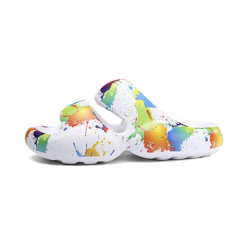 

Women's Sandals Thick Sole Camouflage Slippers Summer Beach Eva Soft Sole Slide Sandals for Men Outdoor Anti-slip Beach Shoes