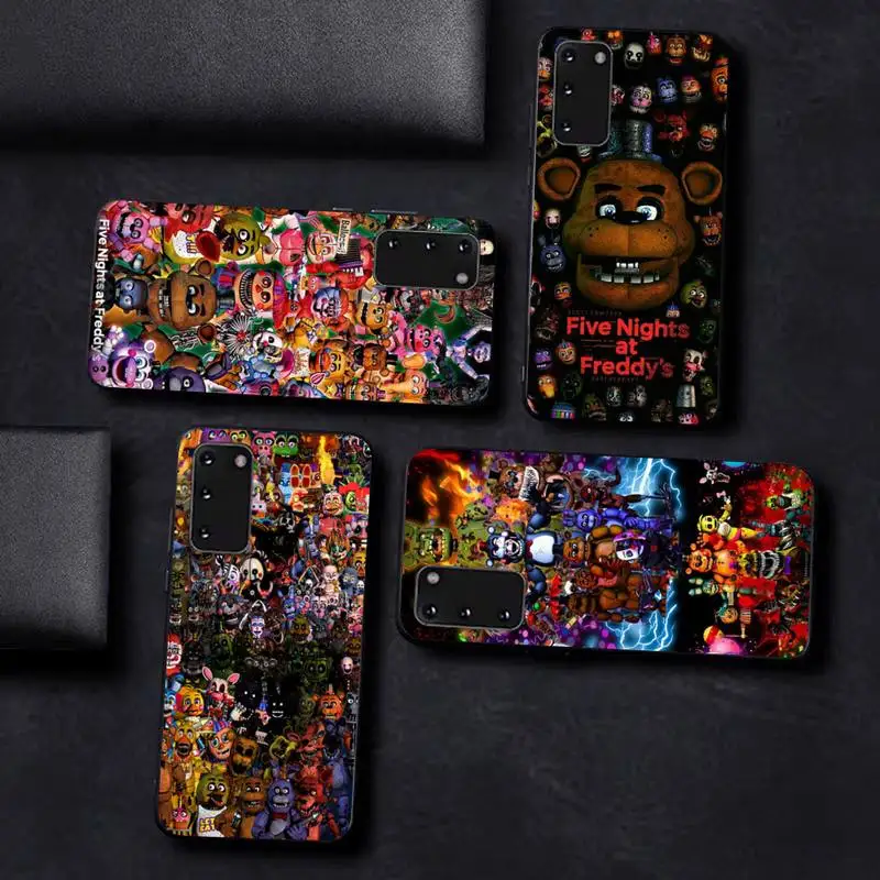 

Fnaf Five-nights-At-Freddys Anime Phone Case for Samsung S10 21 20 9 8 plus lite S20 UlTRA 7edge