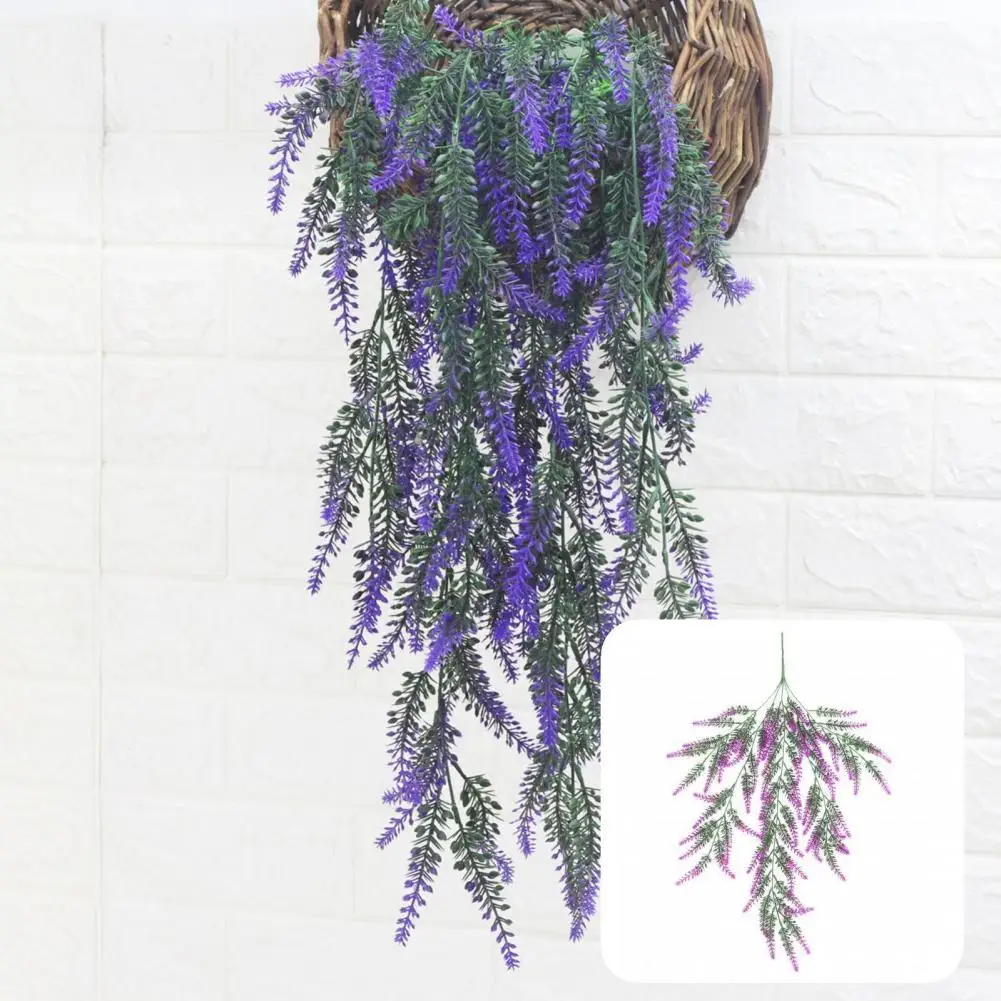 

Fake Rattan UV-resistant Lightweight Decorative Hanging Artificial Ivy Simulation Rattan Artificial Plant 1 Branch