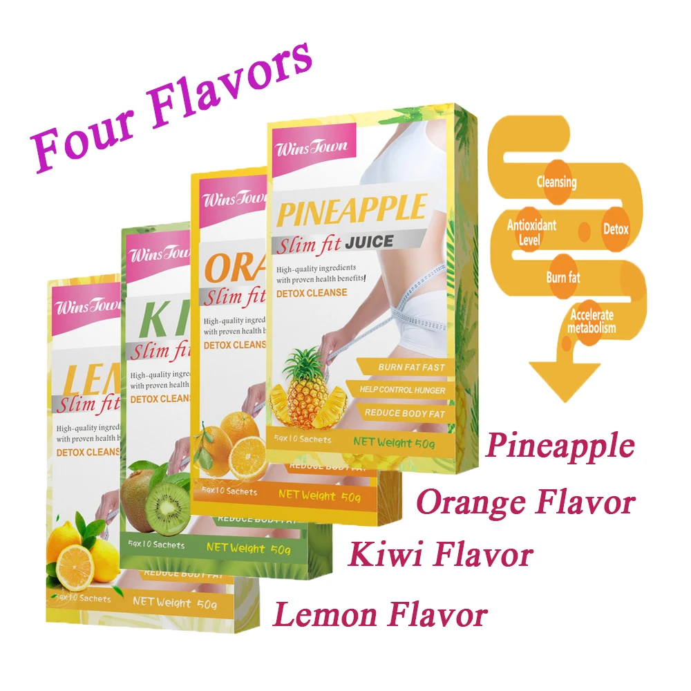 

4 Flavors Healthy Weight Loss Juice Weight Loss Control Helps Promote Metabolism Fat Burning Men Women Weight Loss Shaping