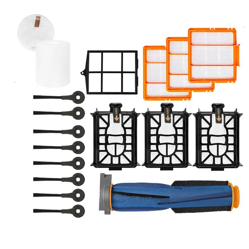 

Main Side Brush Filter Replacement Accessories Kits For Shark AV2501AE AI, RV2502AE AI, AV2501S AI Robot Vacuum Cleaner