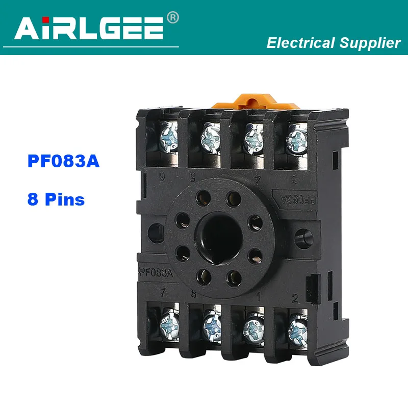 1 шт. PF083A 8-контактное реле времени DH48S ST3P AH3-3 MK2P JTX-2C JQX-10F Основание реле