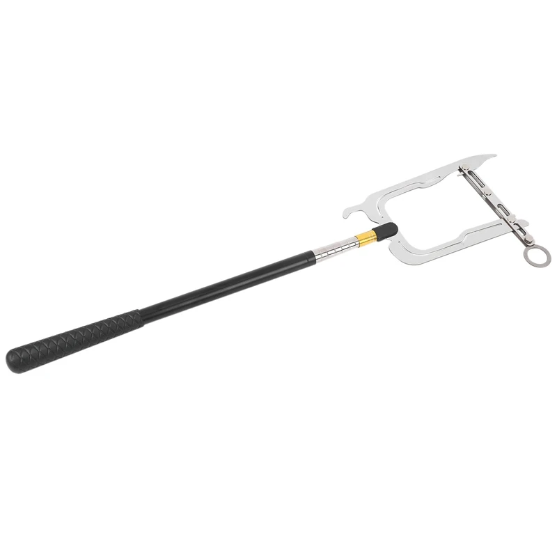 

Multifunctional Boat Hook, Metal U-Shaped Long-Distance Threader Telescoping Boat Pole With Hook For Outdoor Docking