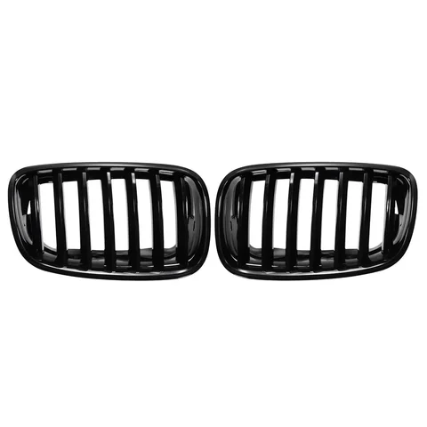 Глянцевый черный автомобильный передний бампер, капот, спортивные решетки для почек, решетка для BMW E70 E71 X5 X6 2007-2013 51137157687   Гоночный гриль