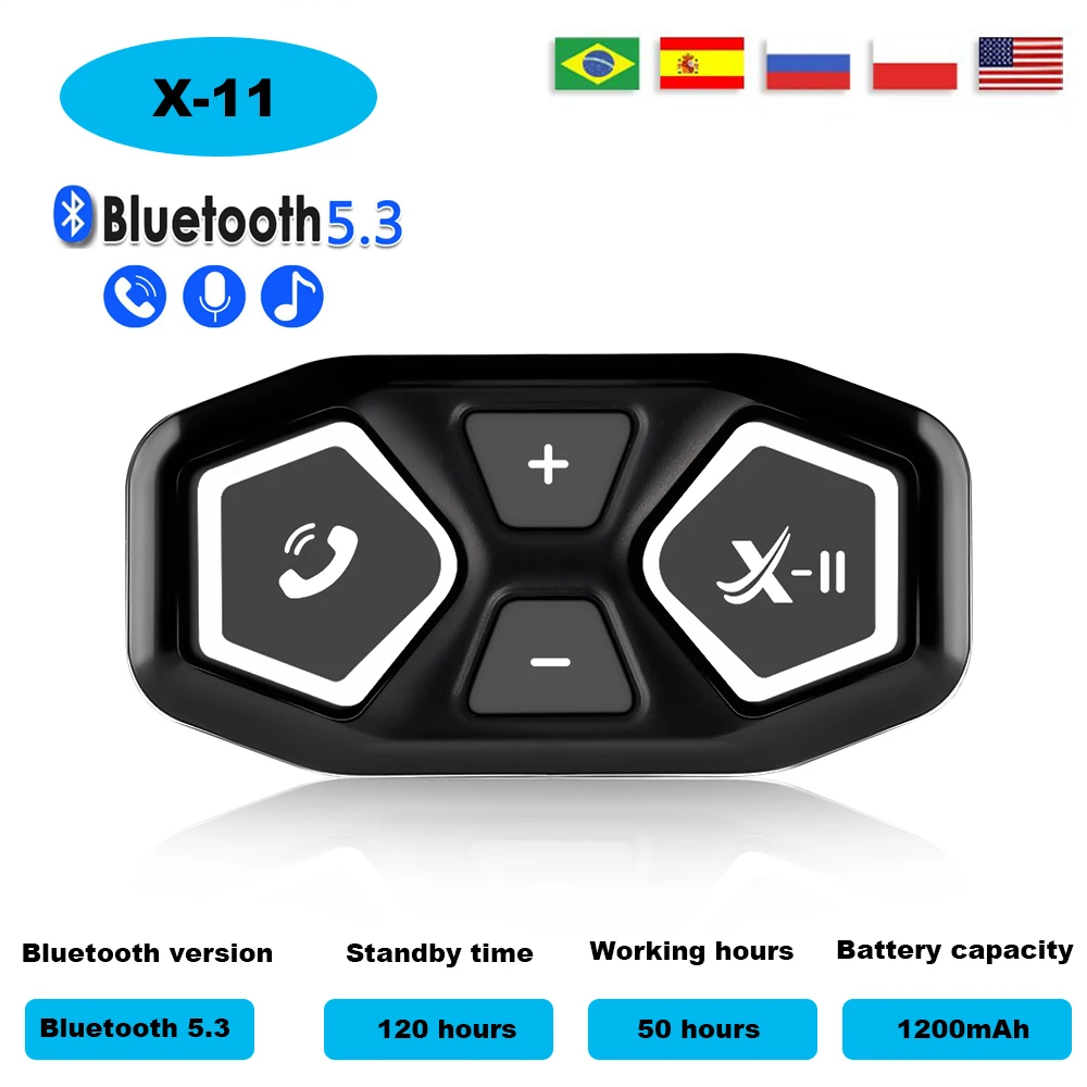 

Bluetooth-гарнитура для мотоциклетного шлема с поддержкой Bluetooth
