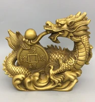 archaize brass recruit wealth dragon crafts statue