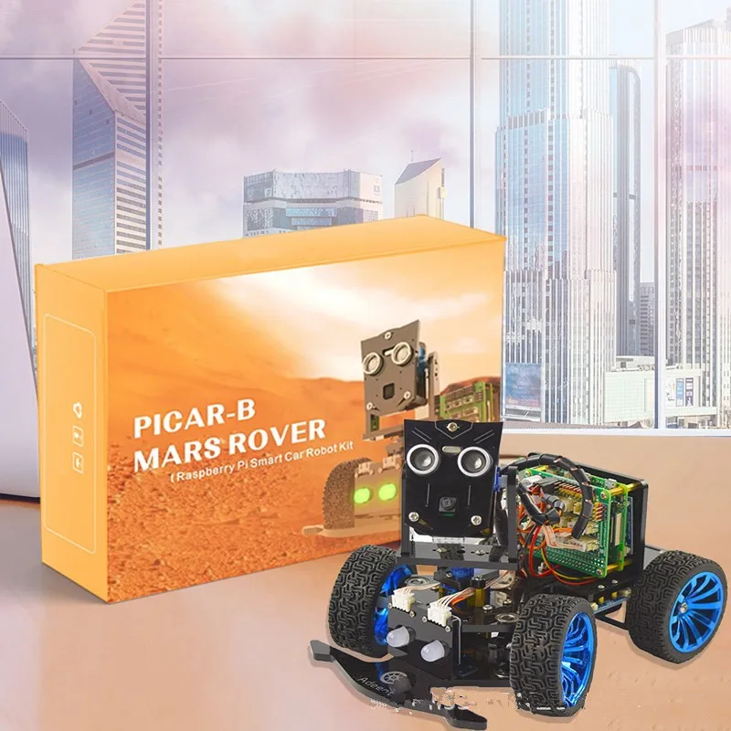 

Education Robot Steam Mars Rover Car Wifi Camera Ai Video Robot
