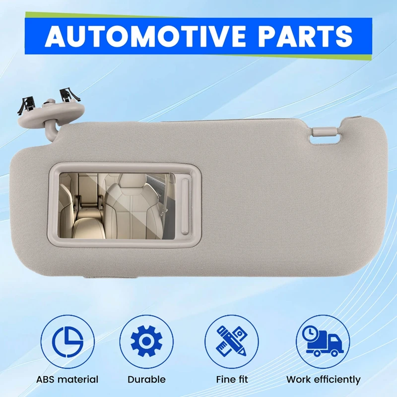 For Toyota Auris Corolla 2007 - 2013 Car Interior Sun Visor With Mirror Shade Left Driver