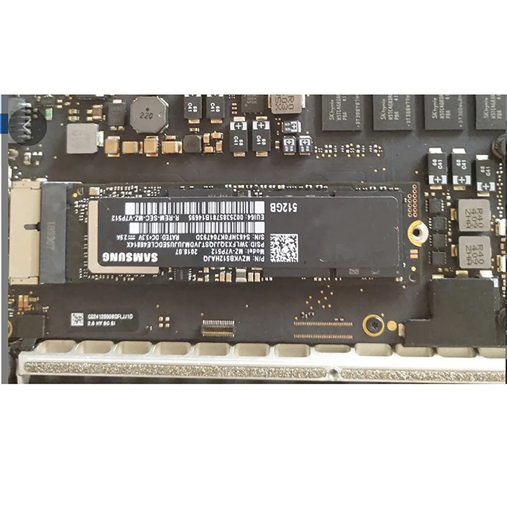Плата адаптера для жесткого диска NVMe PCIe M.2 NGFF на 2013 2014 2015 Macbook Air Pro A1465 A1466 A1502 A1398
