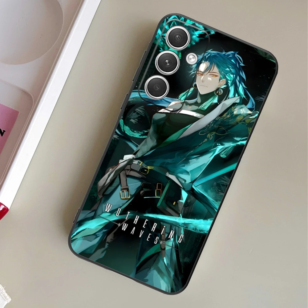 Wuthering волны Jiyan мобильный телефон чехол для Samsung Galaxy S24 S23 S22 S21 S20 S10 S9 Plus FE ультра
