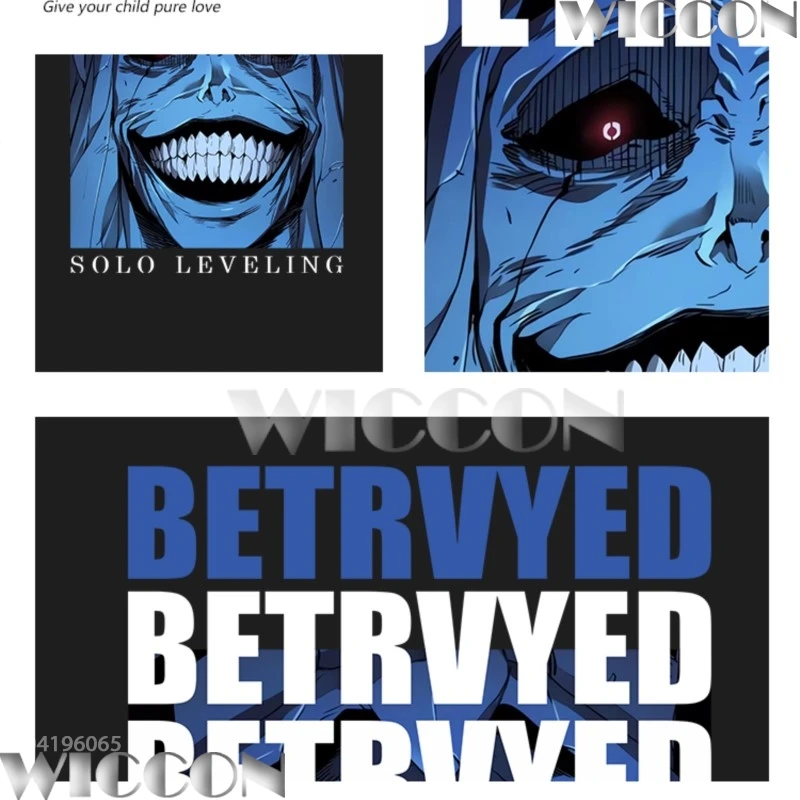 Футболка Sung Jinwoo Solo синяя черная белая серая выравнивающая косплей летний костюм