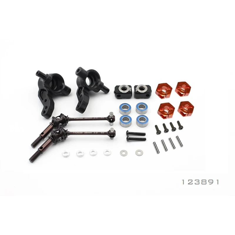 

SNRC 123891 комбинация приводного вала переднего колеса рулевого колеса для T3M R3-G 1/10 RC дистанционное управление плоская гоночная модель автомобиля