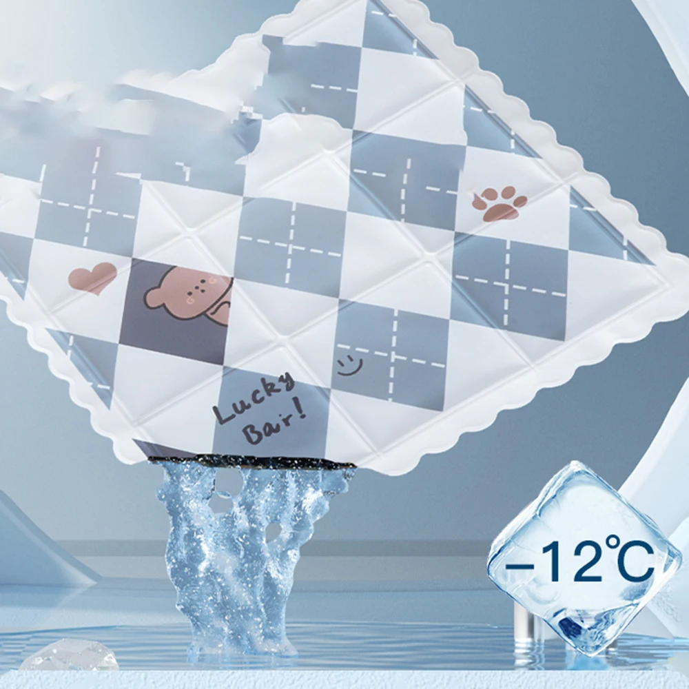 

Охлаждающий коврик, охлаждающий коврик из ледяного шелка, моющийся дышащий коврик для льда, охлаждающие товары для лета, охлаждающий коврик для льда