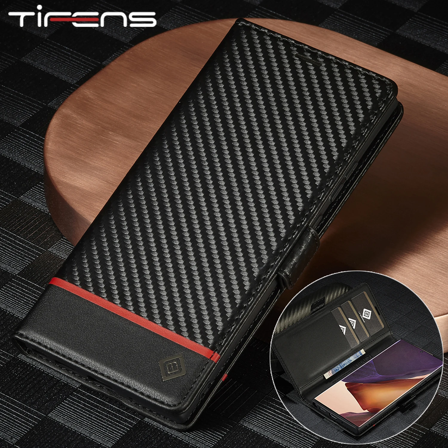 

Роскошные кожаные чехлы-книжки для телефона, чехол для Samsung Galaxy Note 20 Ultra, бумажник с отделениями для карт, магнитный деловой противоударный ч...