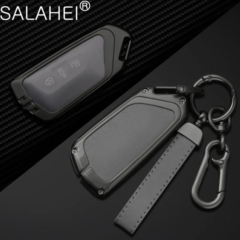 

Zinc Alloy Car Key Cover Case For VW Volkswagen Golf 8 MK8 ID.3 ID.4 Cupra Skoda Octavia A8 SEAT Leon MK4 2020 2021 Accessories