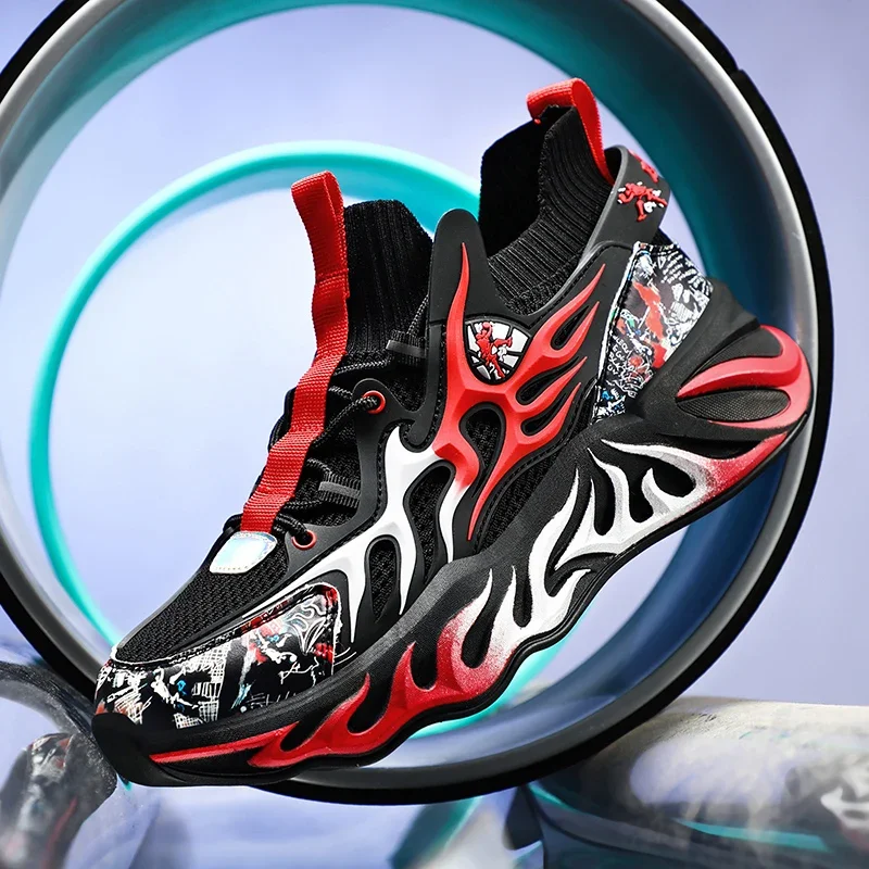 High Quality Hip-hop Men's Sneakers for Women Light Comfy Sports Jogging Outdoor Street Thick Sole Leisure Walking Shoes