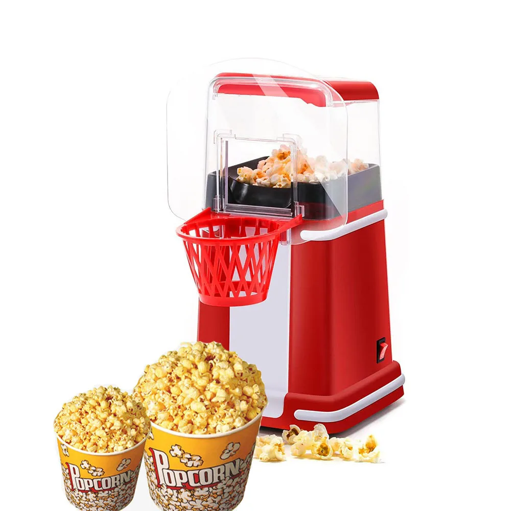Hot Air Popcorn Machine Home Commercial Mini Small Electric Heated Popcorn Machine DIY