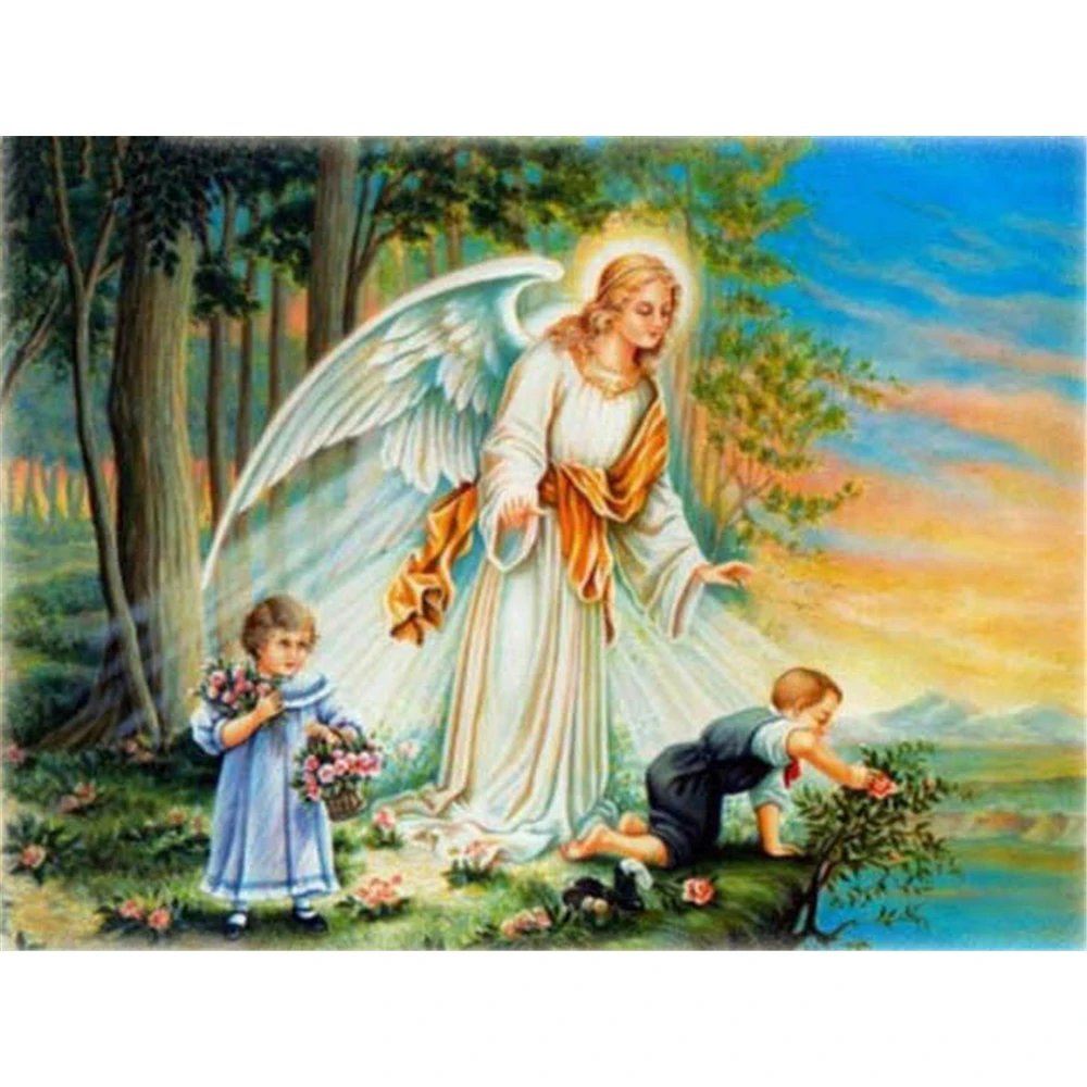 

Набор для алмазной вышивки «ангельская девушка»