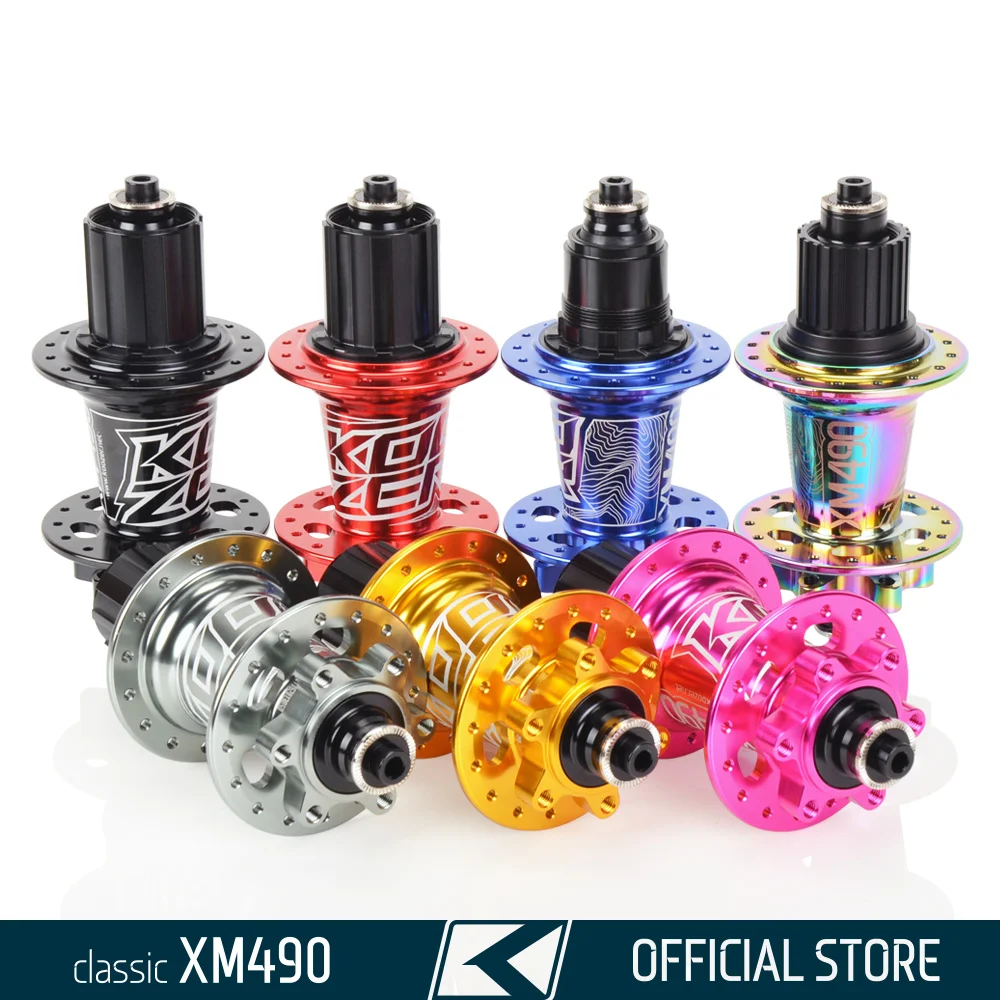 

Koozer – 4 bearing sealed bicycle hub xm490, QR TA 141 supercharged 32 hole 6 bolt Hg XD MS 811 12 Speed 72hd